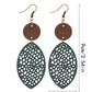 Earedge - Oval Filigree Drop Earrings