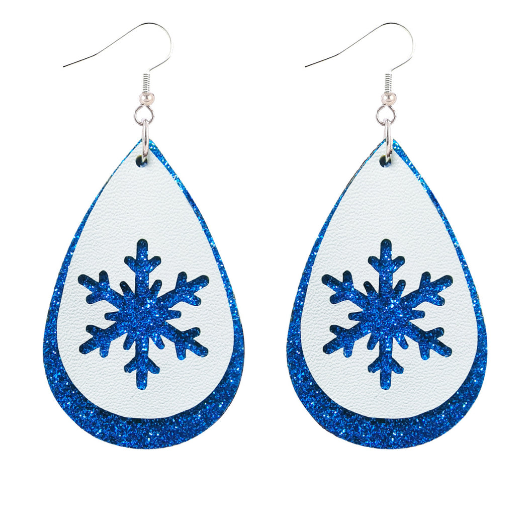 Earedge - Christmas Snowman Drop Earrings