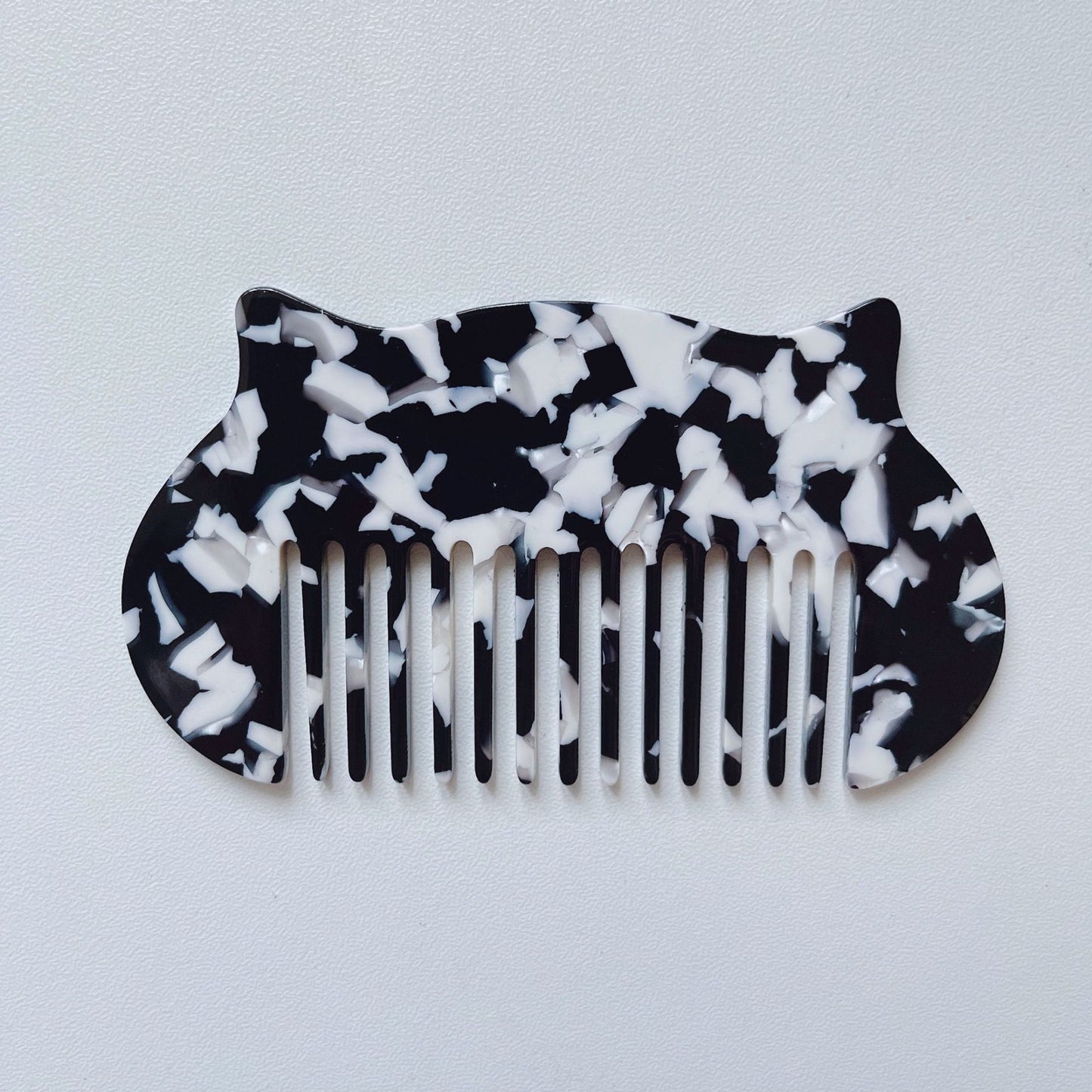 Cat Head Shaped Mini Acetate Comb