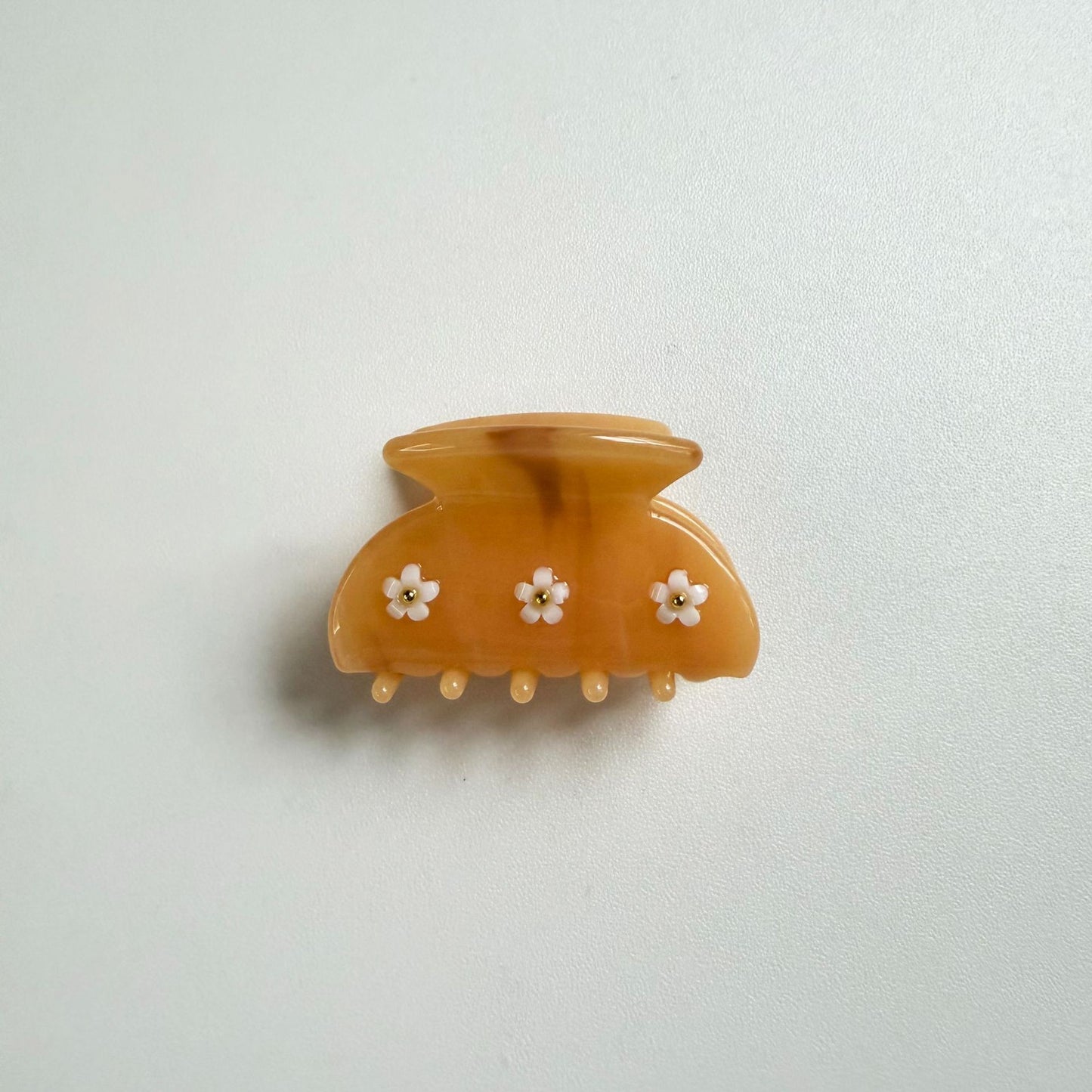 雏菊半扎发醋酸发夹高级感小号夹子夹头发小抓夹可爱花朵抓夹发饰