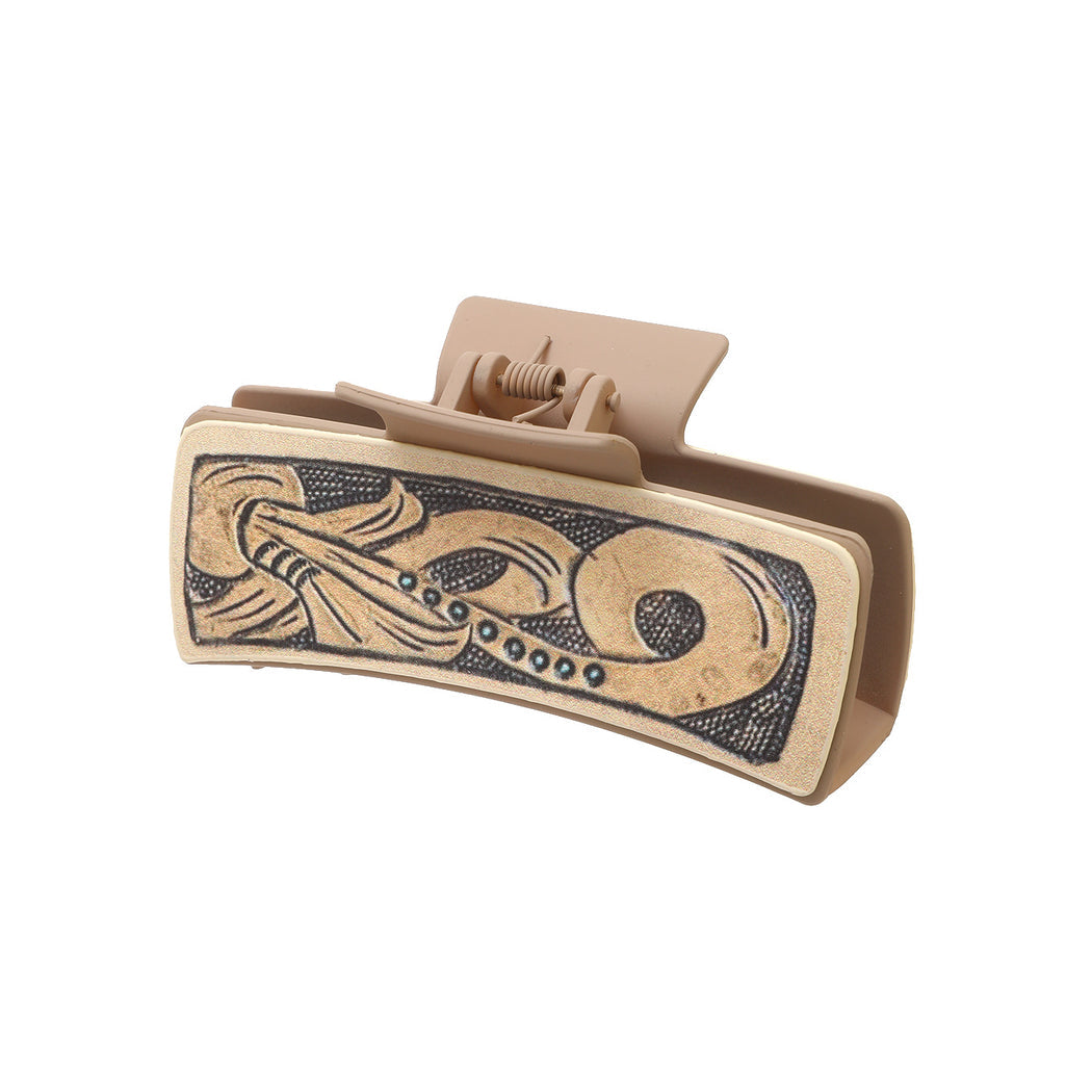 Beau - Neutral Western Geometric Hair Claw