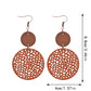 Earedge - Round Filigree Drop Earrings