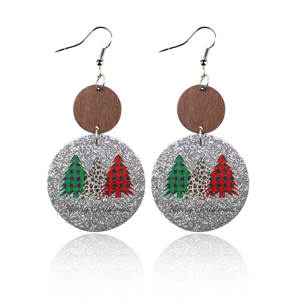 Earedge - Christmas Snowman Drop Earrings