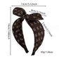 Paisley rabbit ear headband dimensions and weight