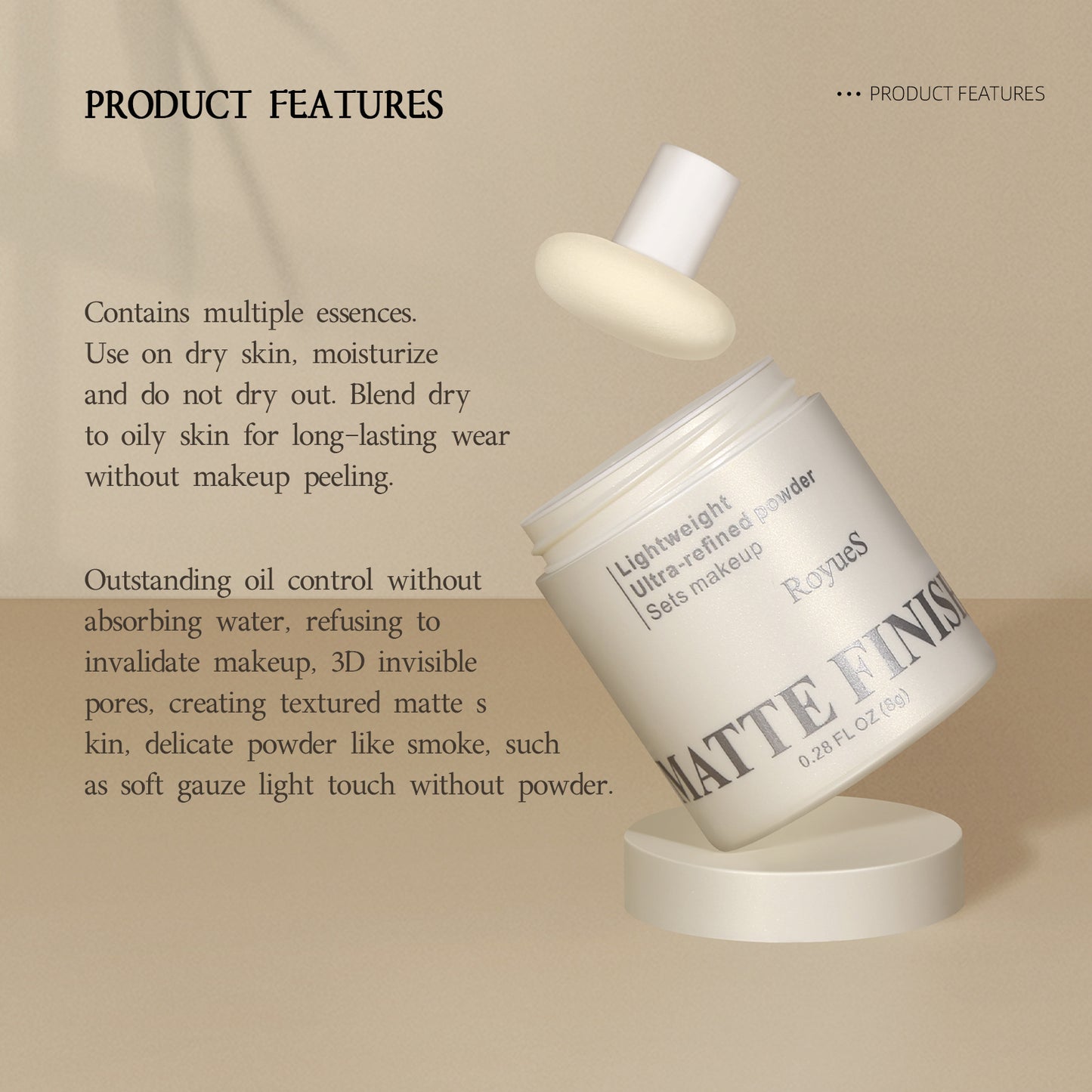 Royues - Lightweight Ultra-refined Powder