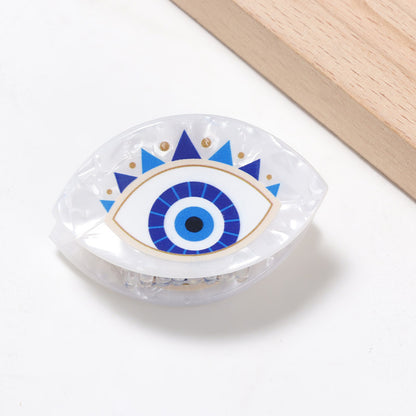 戈蕾思ins光明之眼发夹高级感精致鲨鱼夹恶魔眼睛抓夹女发饰头饰