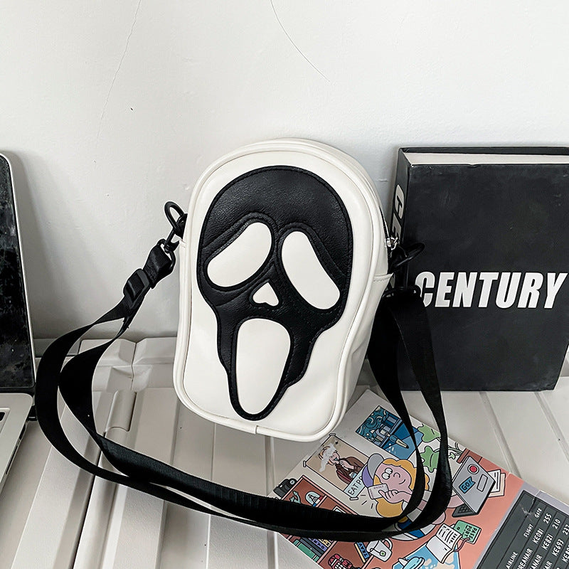 Bacio - Quirky Ghost Skull Crossbody Shoulder Bag