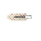 Beau - Heart Raindrop Print Snap Hair Clip