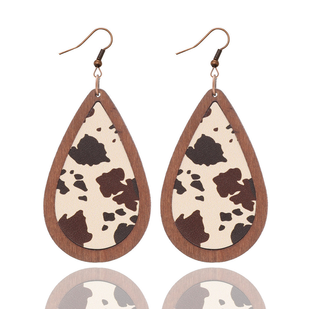 Earedge - Western Geometric Teardrop Earrings