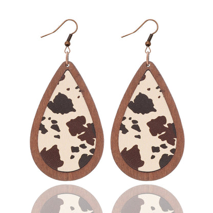 Earedge - Western Geometric Teardrop Earrings