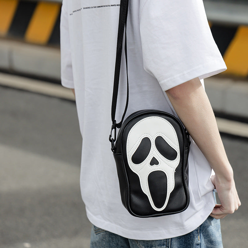 Bacio - Quirky Ghost Skull Crossbody Shoulder Bag