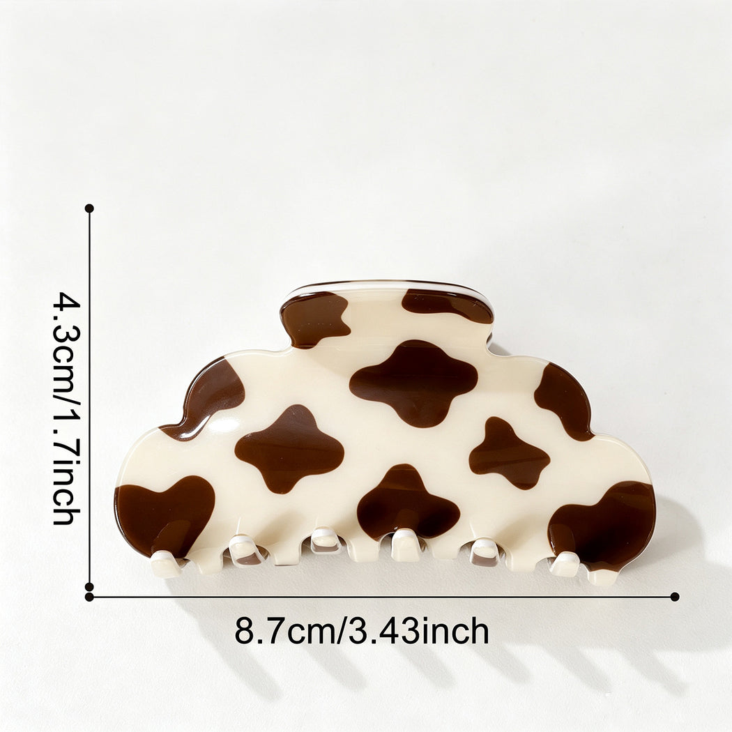 Beau - Cow Print Cloud Hair Claw