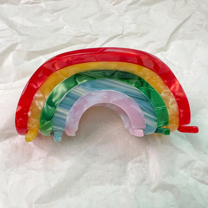 Beau - Acetate Rainbow Hair Clip