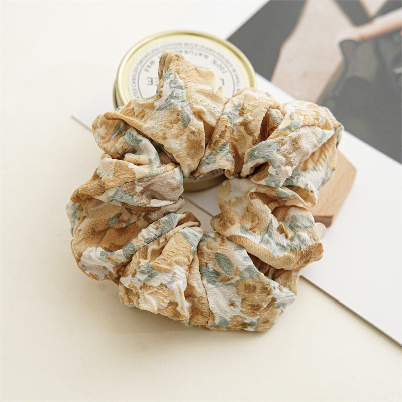 GIFTY - Oil Painting Floral Gradient Scrunchie