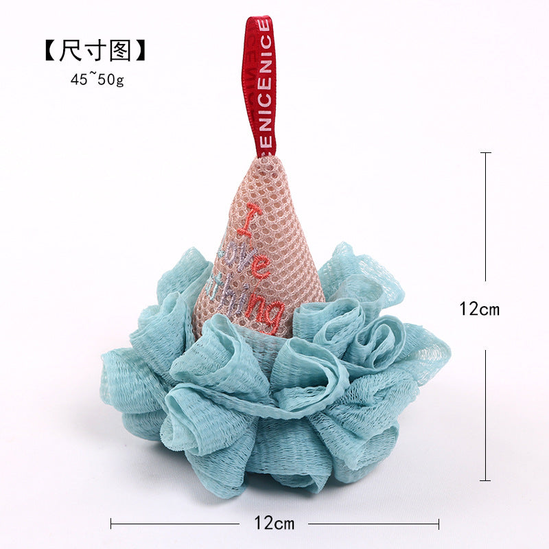 大号沐浴球加密不易散 柔软沐浴花起泡丰富洗澡用品搓澡洗澡浴花