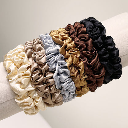 GIFTY - 12PCS Satin Hair Scrunchies Set