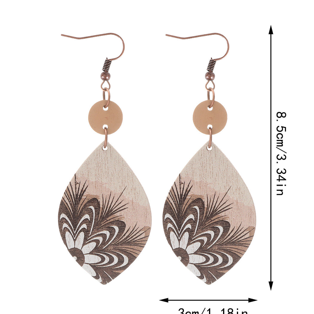 Earedge - Western Floral Arch Earrings