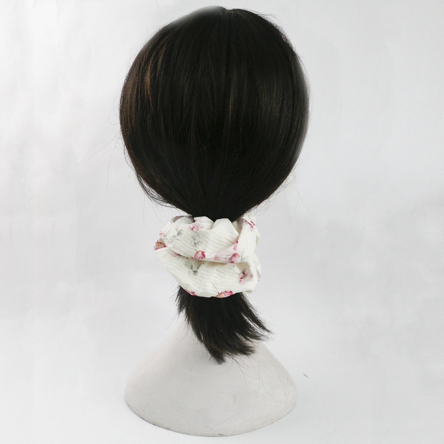 韩系春夏新款碎花少女大肠发圈花朵甜美森系马尾发绳发饰厂家直销