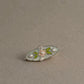Beau - Green Floral Oval Hair Clip