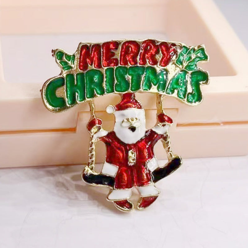 Brovia - Christmas Character Icon Brooch