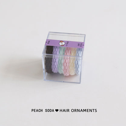 Gifty - Box of 6 Hair Cords, Hair Bands