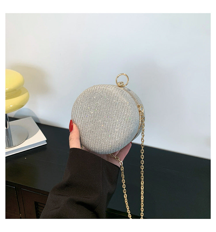 Bacio - Sparkling Trendy Chain Sphere Bag