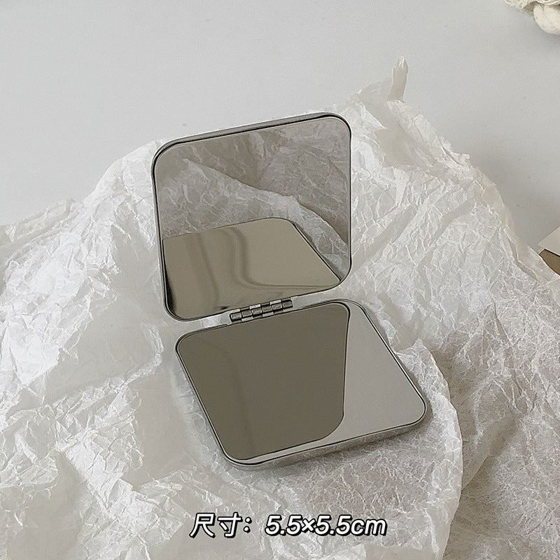 Mirroray - Stainless Steel Portable Double Mirror