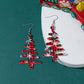 Earedge - Christmas Snowman Drop Earrings