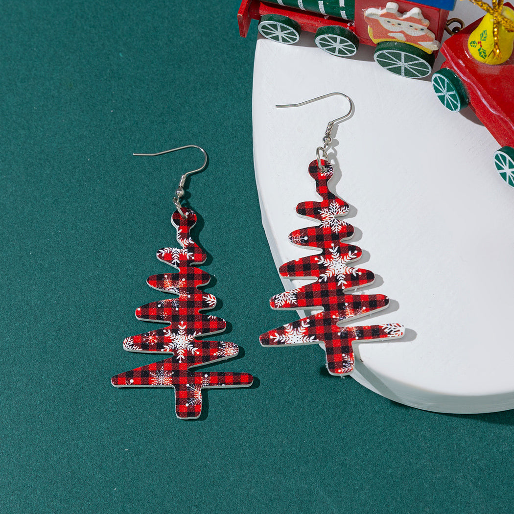 Earedge - Christmas Snowman Drop Earrings