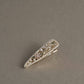 Beau - Floral Openwork Triangle Hair Clip