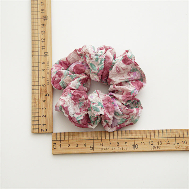 GIFTY - Oil Painting Floral Gradient Scrunchie