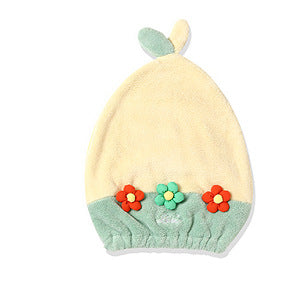 Towlo - Floral Absorbent Hair Drying Cap