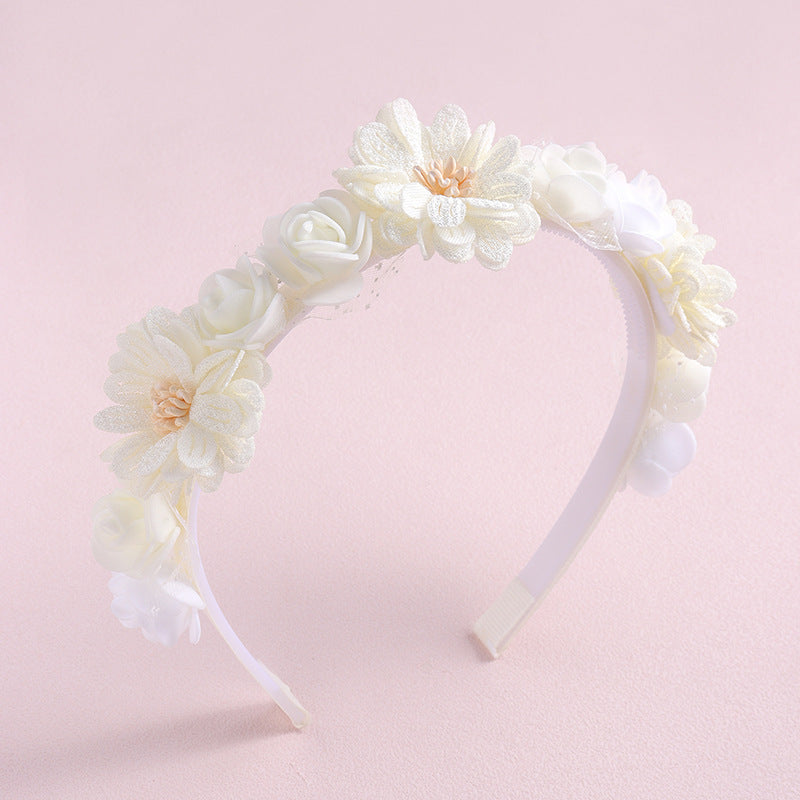 Handmade Artificial Flower Headband