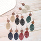 Earedge - Oval Filigree Drop Earrings