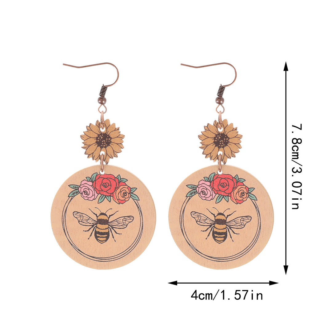 Earedge - Western Floral Arch Earrings