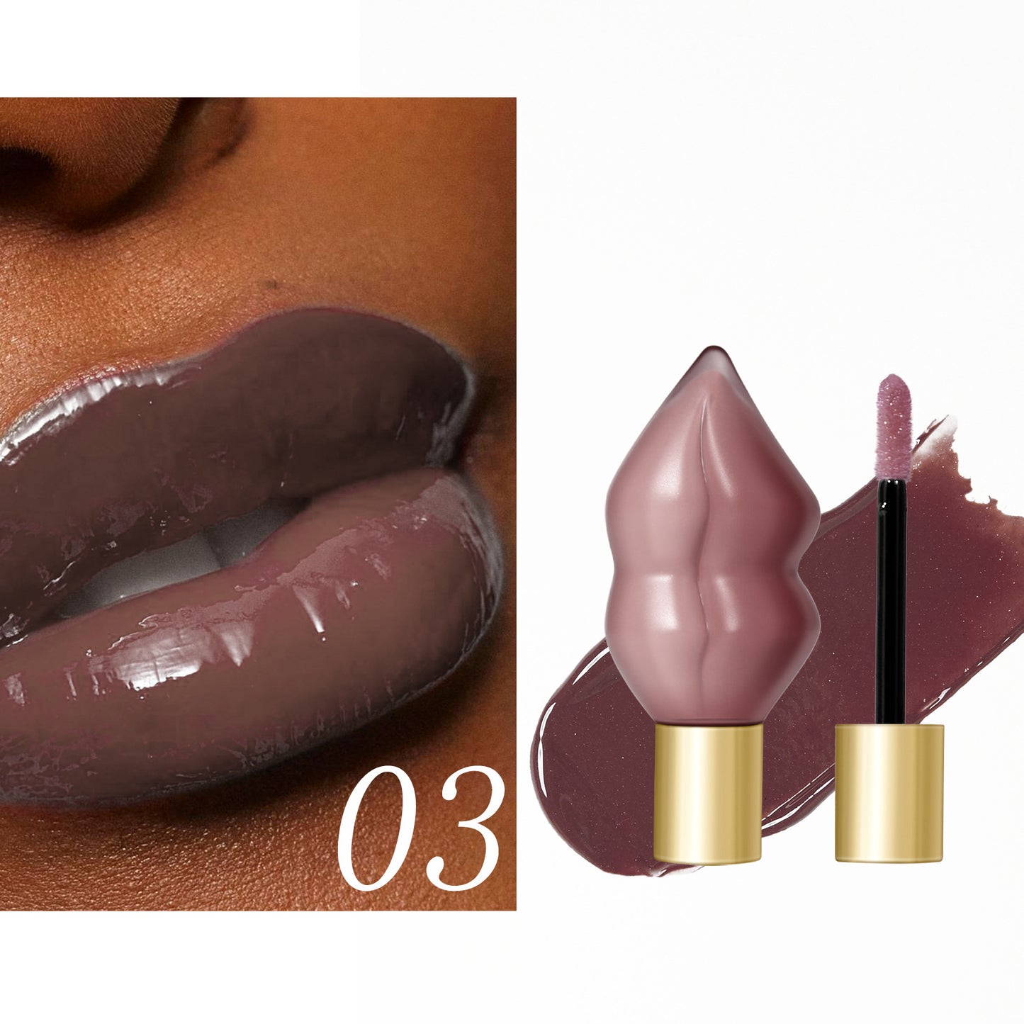 RoyueS - SMOOTH AND DELICATE PLUMB LUSTER MOIST LIPLIGHTS