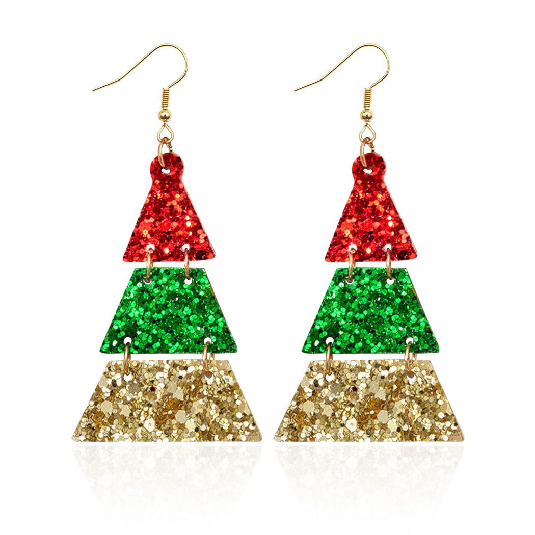 Earedge - Christmas Snowman Drop Earrings