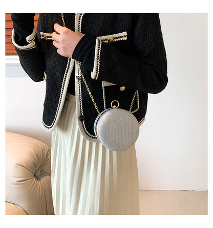 Bacio - Sparkling Trendy Chain Sphere Bag