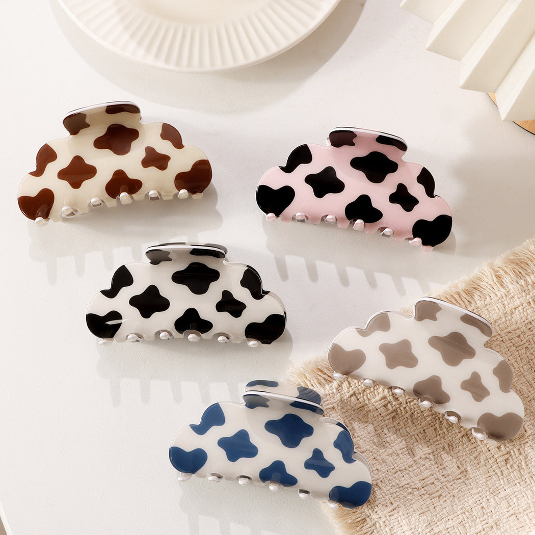 Beau - Cow Print Cloud Hair Claw