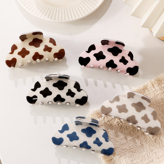 Beau - Cow Print Cloud Hair Claw