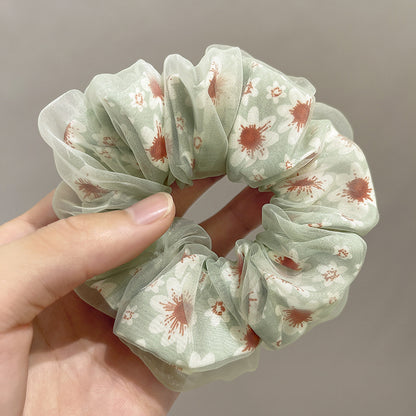 GIFTY -  Double-Layer Mesh Daisy Scrunchies