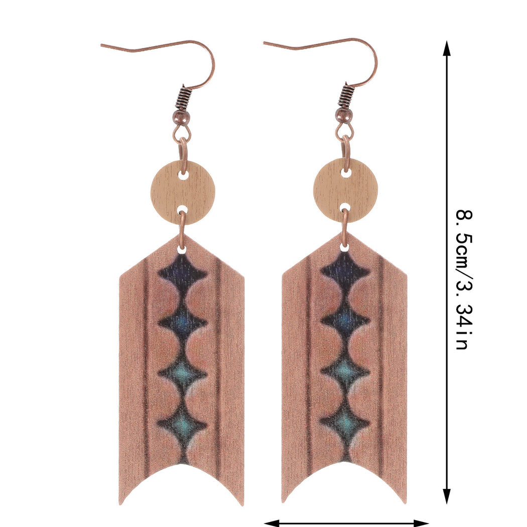 Earedge - Western Floral Arch Earrings
