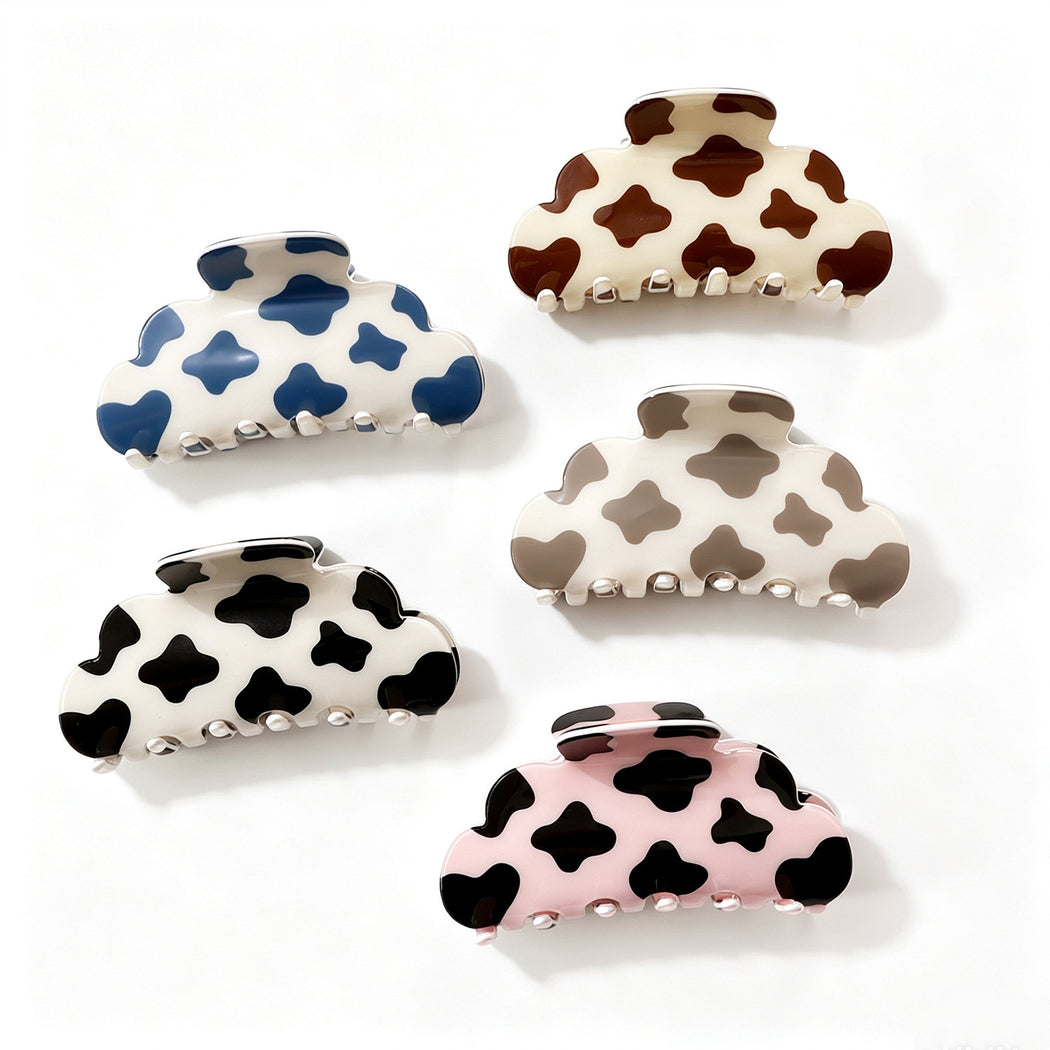 Beau - Cow Print Cloud Hair Claw