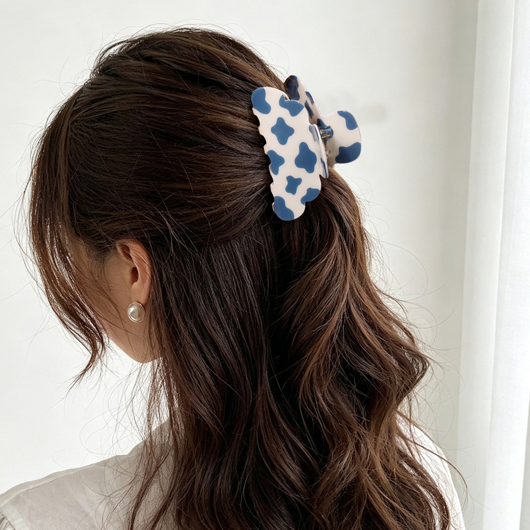 Beau - Cow Print Cloud Hair Claw