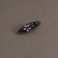 Beau - Purple Floral Oval Barrette