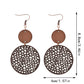 Earedge - Round Filigree Drop Earrings