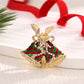 Brovia - Christmas Ornament Icon Brooch
