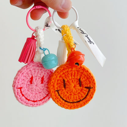 KACO - Handmade Crochet Key Chain with Smile Face Pattern