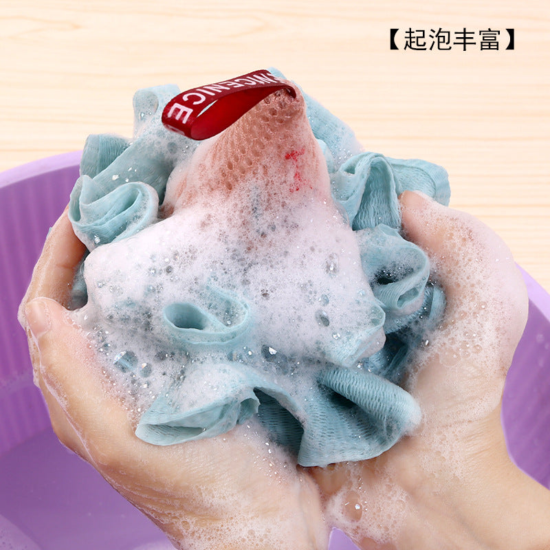 大号沐浴球加密不易散 柔软沐浴花起泡丰富洗澡用品搓澡洗澡浴花