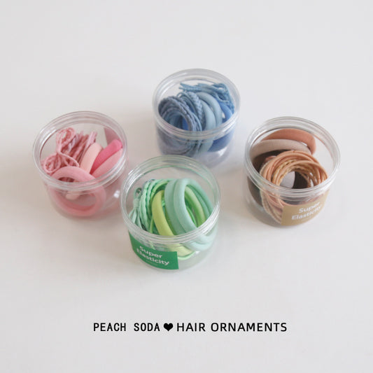 Gifty - Box of 20 Hair Cords, Hair Bands